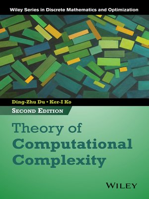 cover image of Theory of Computational Complexity